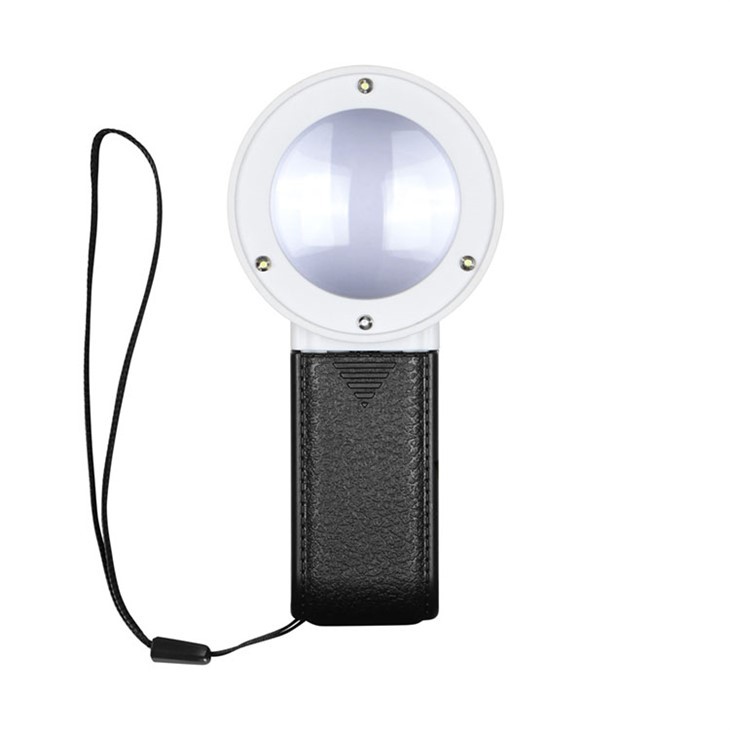 Ručné zväčšovacie sklo so svetlom